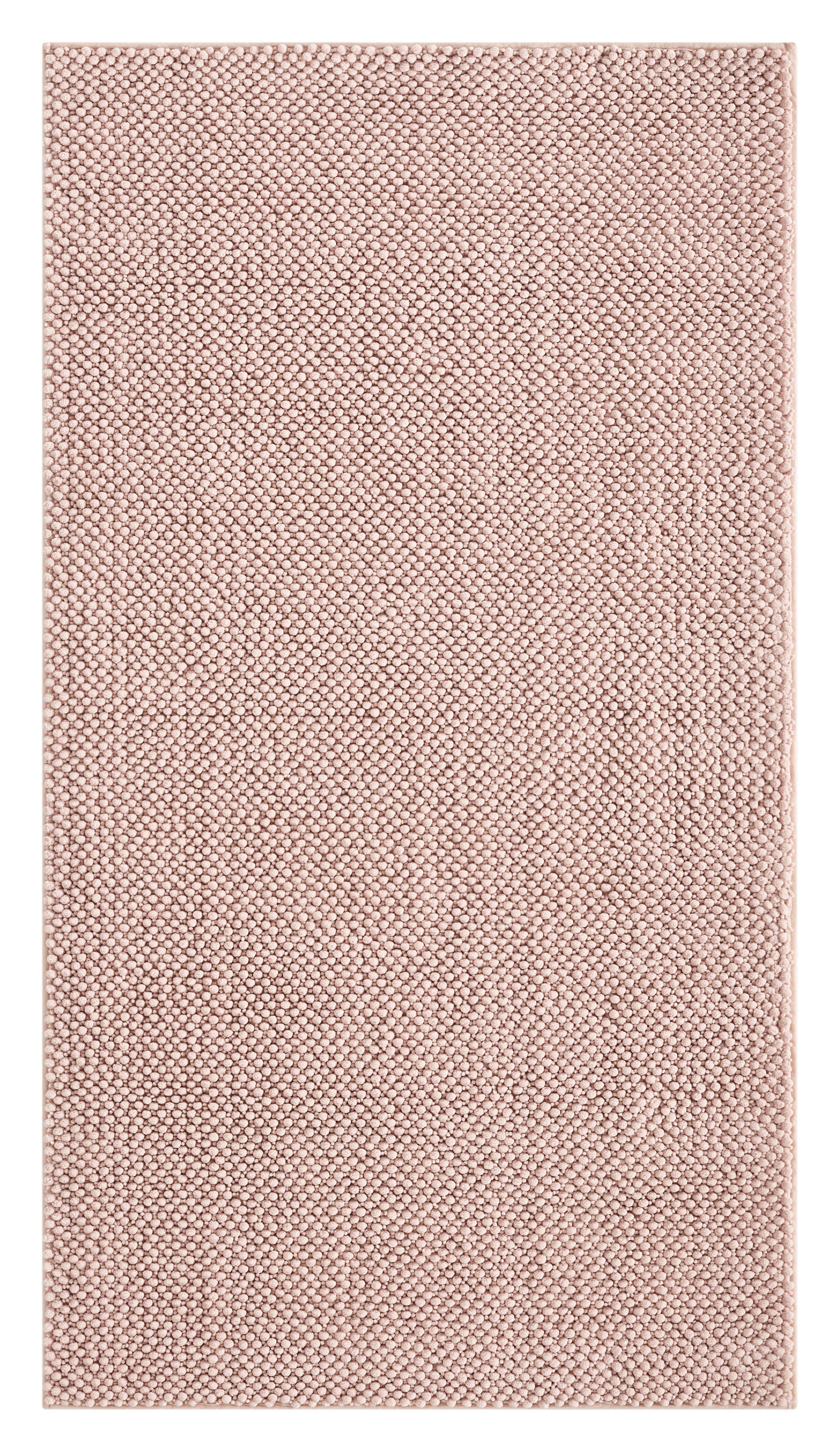 Savona SV 2624 Pembe - Minimal Tasarım Kabarcıklı Bukle Yüzeyli Yumuşak Dokulu Leke Tutmaz Halı